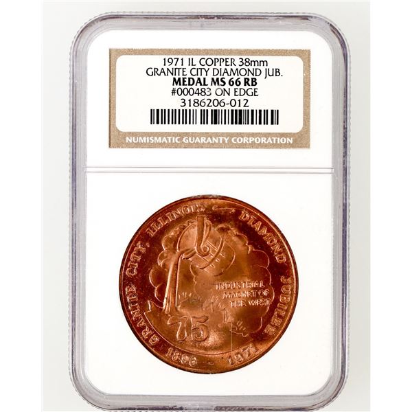 Granite City Diamond Jubilee Medal [197364]