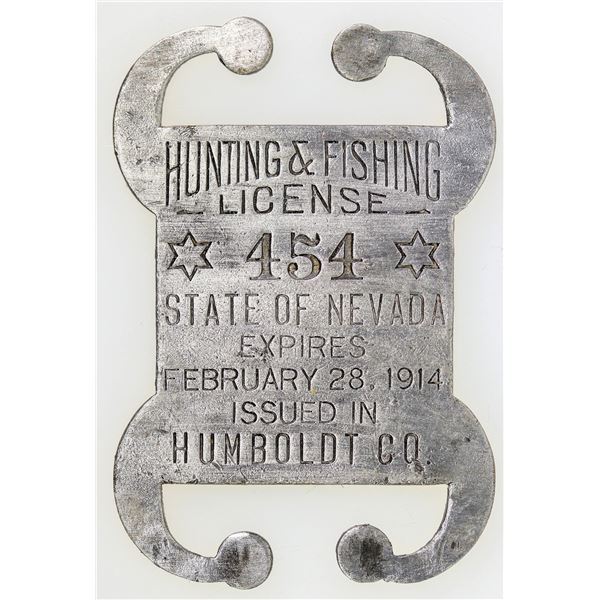 Humbolt County Hunting License, 1914 [198475] [197660]