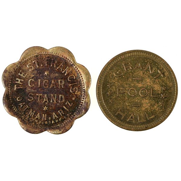 Arizona Trade Tokens: Oatman & Prescott [198464]