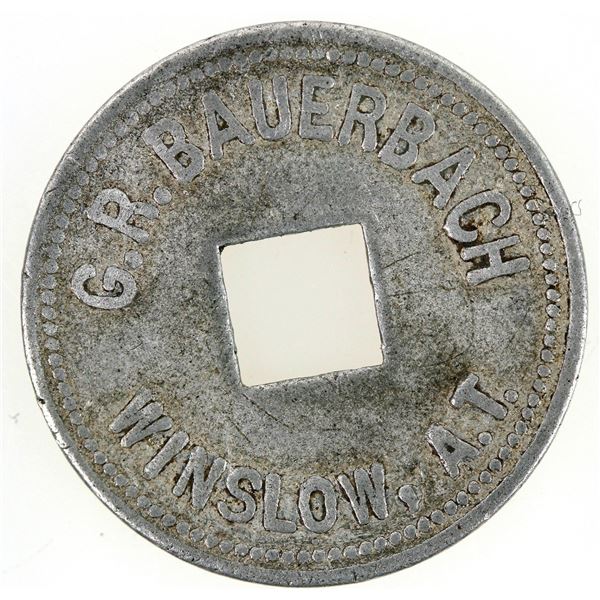 Parlor Saloon Territorial Token, Winslow AT [198315]