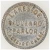 Image 1 : Lakeside Billiard Parlor Token [198359]