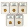 Image 1 : Fior D'Italia Saloon Tokens (5), San Francisco [197112]