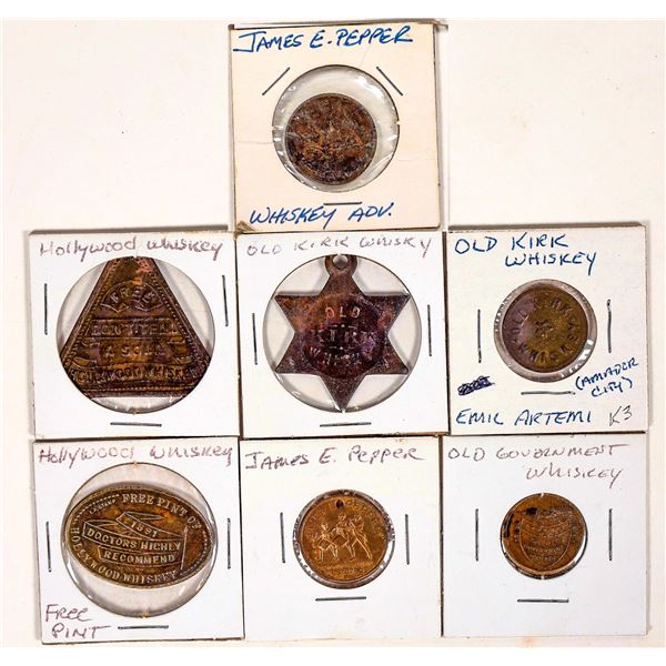 California Whiskey Token Collection (7) [194930]