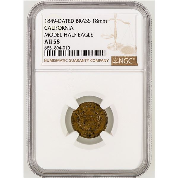 Model Half Eagle AU 58 [190735]