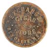 Image 1 : Exchange Cigar Store Token, Rhyolite, NV [197124]