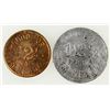 Image 2 : Extra Rare Rochester Nevada Drink Tokens - (2) [197667]