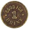 Image 2 : J. G. Gilchrist Token, Virginia City, Nevada [198612]