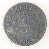 Image 2 : Abe's Place Brick Saloon Token, Douglas, Wyoming [197722]