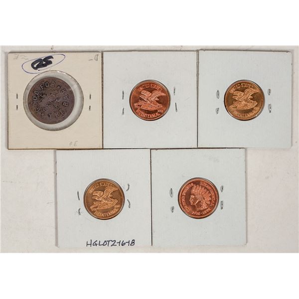 Winery Tokens (5) [197365]