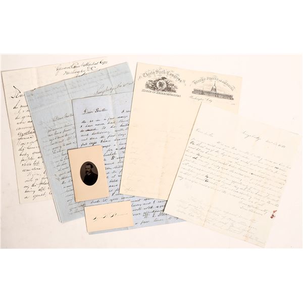 Andersonville- Louis W. Stevenson Witness to Henry Wirz's Hanging Autograph Photo 1865 [182439]