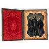 Image 1 : Tintype Photo of Three Union Army Soldiers Quarter Plate Size Civil War [197004]
