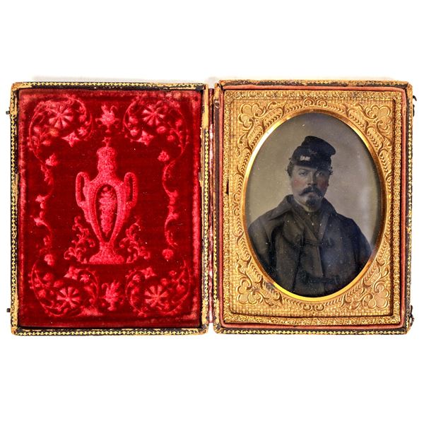 Tintype Photo of Union Army Officer Soldier Civil War [197002]