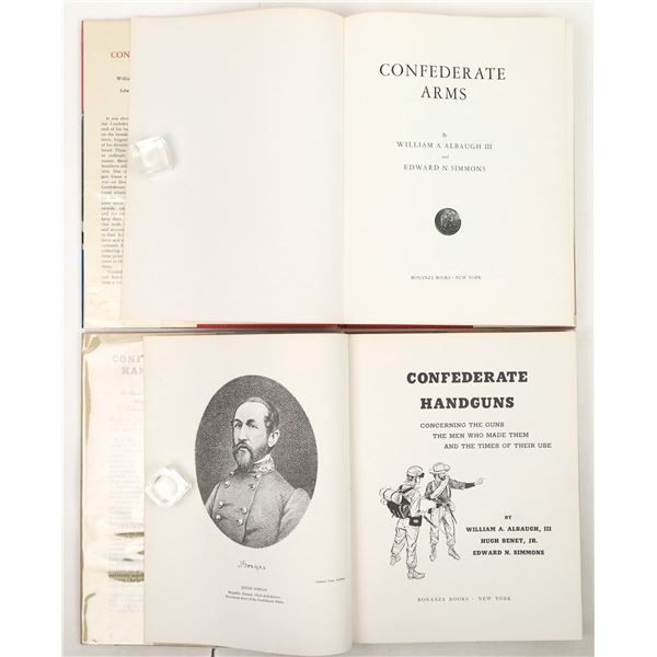 Confederate Arms,  and Confederate Handguns by  Albaugh and Simmons (2) [197015]