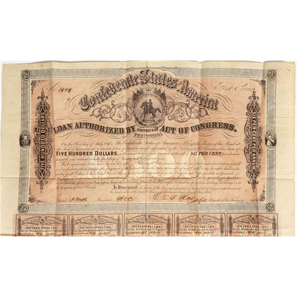 Confederate States of America Bond, Criswell 143 [199783]