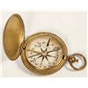 Image 1 : Waltham Pocket Type Brass Compass  c.1910  [198371]