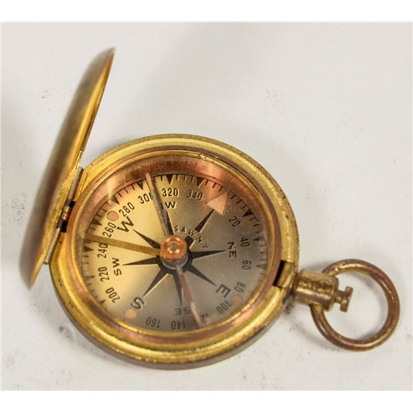 S&W New York Brass Compass marked US  [198369]