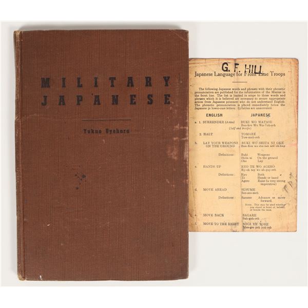 Military Japanese, WWII Manual for US Troops, POW Interactions [165536]