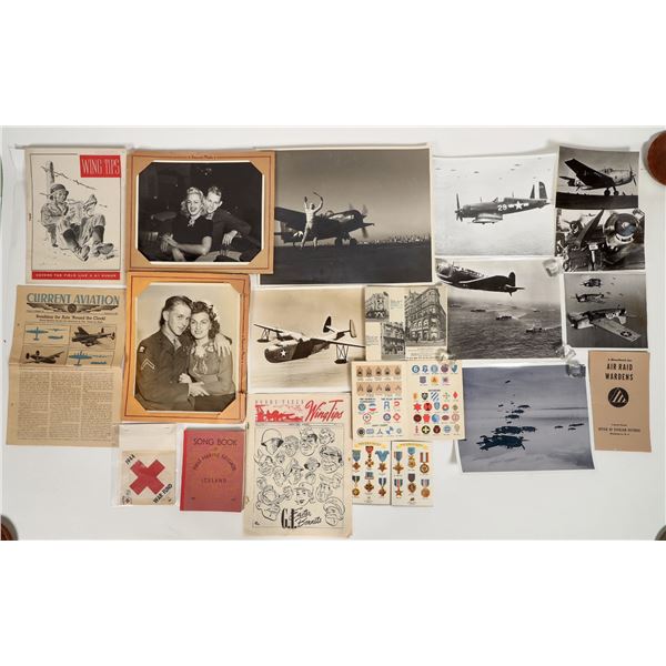 WWII Military and Homefront Ephemera (10) [183864]