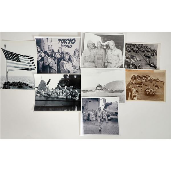 Misc. WW2 U.S. Naval Carrier Operations Photographs (8)  [183860]