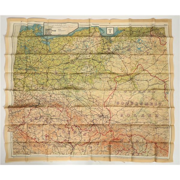 Silk Maps of Europe for Paratroopers [198447]