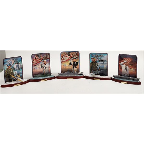 Pearl Harbor Commemorative Plate Collection (5) Limited Edition Presentations [183854]