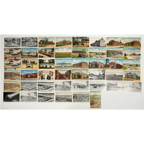 U.S. Army WWII Training Facility Post Cards, (50) [183837]