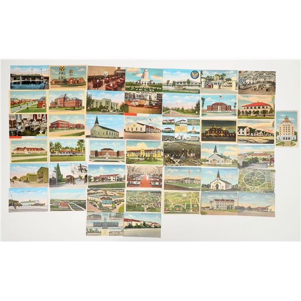 WWII U.S.A.A.F. Training & Facilities Postcards (44)  [183849]