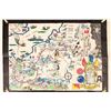 Image 2 : World War 2 European Caricature Map, Rare [195783]