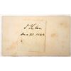 Image 1 : John Tyler, POTUS, Cut Square Autograph, 1844 [196851]