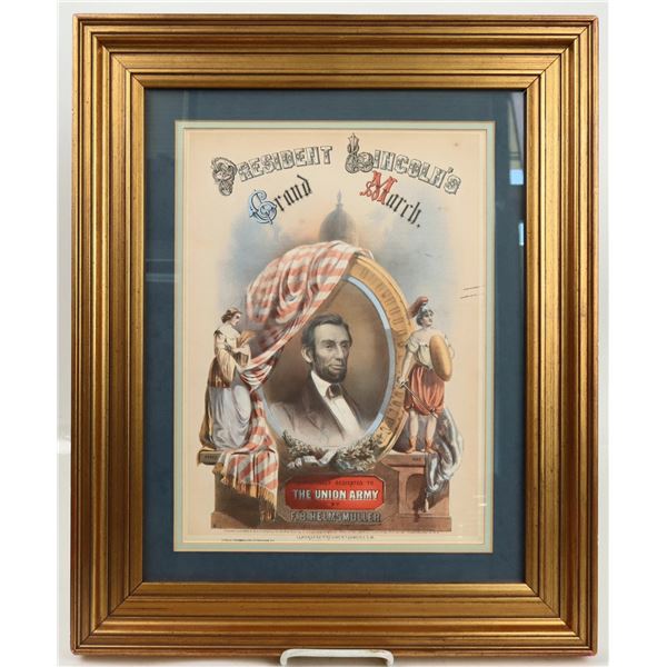 President Lincoln Celebratory Lithograph, 1862 [200391]