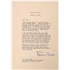 Image 1 : First Lady Nancy Reagan Autograph, c1985 [183254]