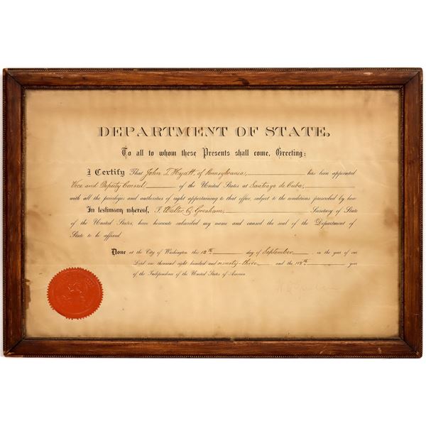 Hyatt, John Cuba Documents (3)  1893 [159931]