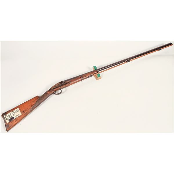 Smoothbore Musket Found on Indian Reservation  [198662]