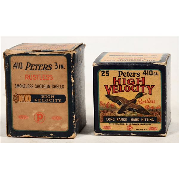 Peters Rustless .410 ga. Shotgun Shells Two Boxes Vintage (2) [197810]