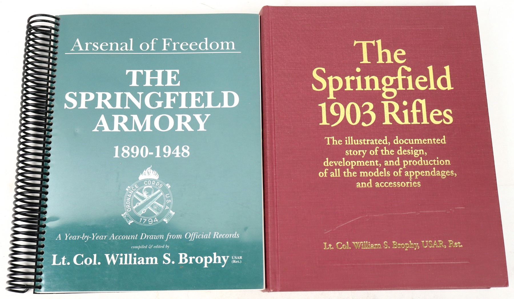 Springfield Books The Springfield 1903 Rifles, The Springfield Armory 1890-1948 by Col ...