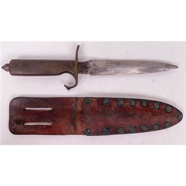 WW1 Landers Frary & Clark Dagger with  Leather Sheath c. 1918 [198670]
