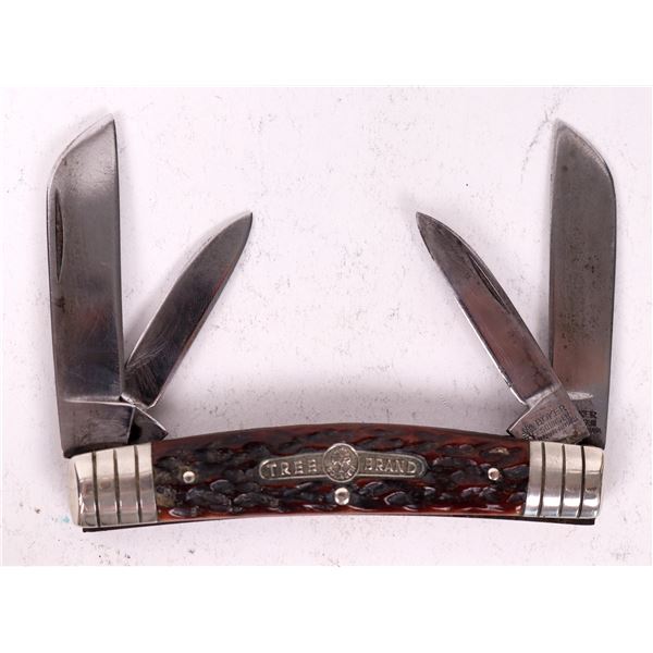 Boker Tree Brand Congress Four Blade Pocket Knife Model 5464 .c 1973 [198671]