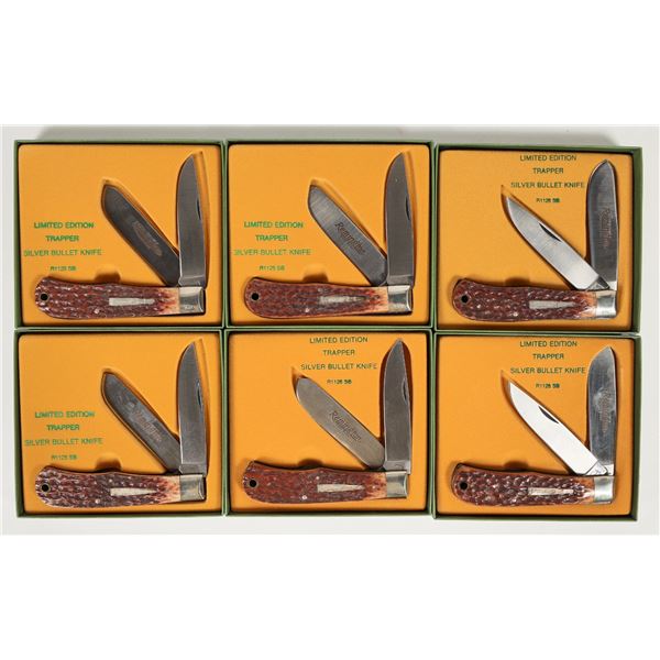 Remington Silver Bullet Trapper Knives Brick of Six (6) R1128SB  [200488]