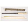 Image 1 : Tombstone Boarding House Chef Knife/ Chopsticks c1880 [157596]