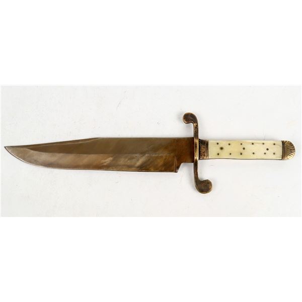 Large Bowie Knife Maker Ames Mfg. Co. 1890 Fake [200143]