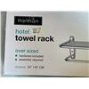 Image 2 : 5 NEW HARMAN TOWEL BAR RACKS 24" CHROME