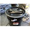 Image 2 : ULINE BLACK 10 GALLON STEEL DRUM