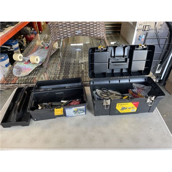 2 TOOLBOXES WITH CONTENTS