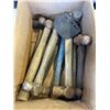 Image 3 : ASSORTED HAMMERS AND PRY BARS