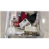 Image 2 : TOTE OF ASSORTED NEW ELECTRICAL ITEMS AND LED LIGHT