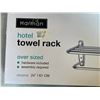 Image 2 : 5 NEW HARMAN TOWEL BAR RACKS 24" CHROME