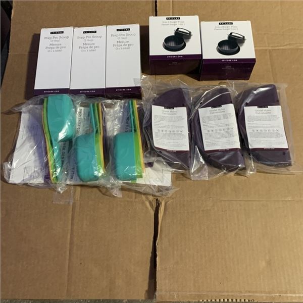 LOT OF NEW EPICURE COOKING SUPPLIES