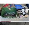 Image 1 : COLEMAN PROPANE CAMP STOVE WITH HOSE AND 7 LAWN MOWER WHEELS