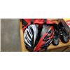 Image 2 : ADIDAS CLEATS SIZE 7 WITH BIKE HELMETS AND FIRE EXTINGUISHER