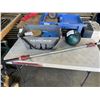 Image 1 : FREE WEIGHTS 4 -5LB, 2 - 10LB WEIGHT BAR AND BOWLING BALL